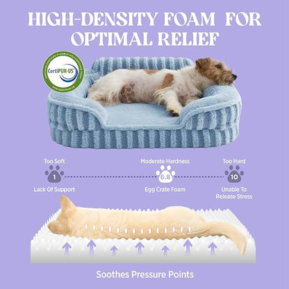 LE SURE Cute Dog Bed Medium Size Dog, Orthopedic Waterproof Medium Pet Beds - Image 3