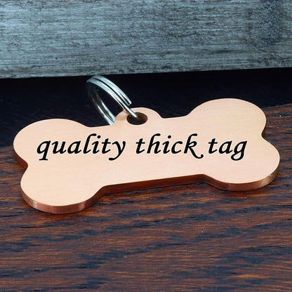 Ultra Joys Stainless Steel Pet ID Tag Dog Name Tags Personalized Front and Back - Image 4