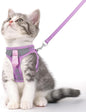 Cat Harness and Leash Set for Walking Escape Proof, Soft Adjustable Kitten by NCMAMA