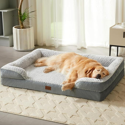 Orthopedic Dog Bed for Extra Large Dogs, Egg Crate Foam Bed for Extra Large Dogs by LEXTRO