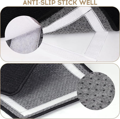 Black Cat Scratching Mat Sisal, 2 Packs Sisal Fabric Large Cat Scratching Pad - Image 3