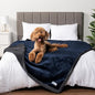 PetAmi Waterproof Dog Blanket for Queen Bed Large XL Dog Throw for Couch Cover by PetAmi