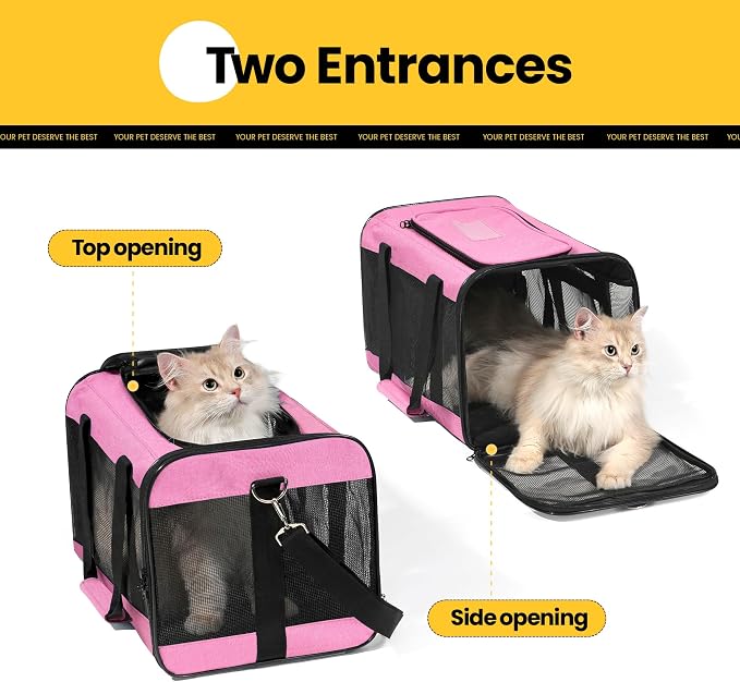 Cat Carrier Airline Approved, Soft-Sided Dog Carrier - Image 4