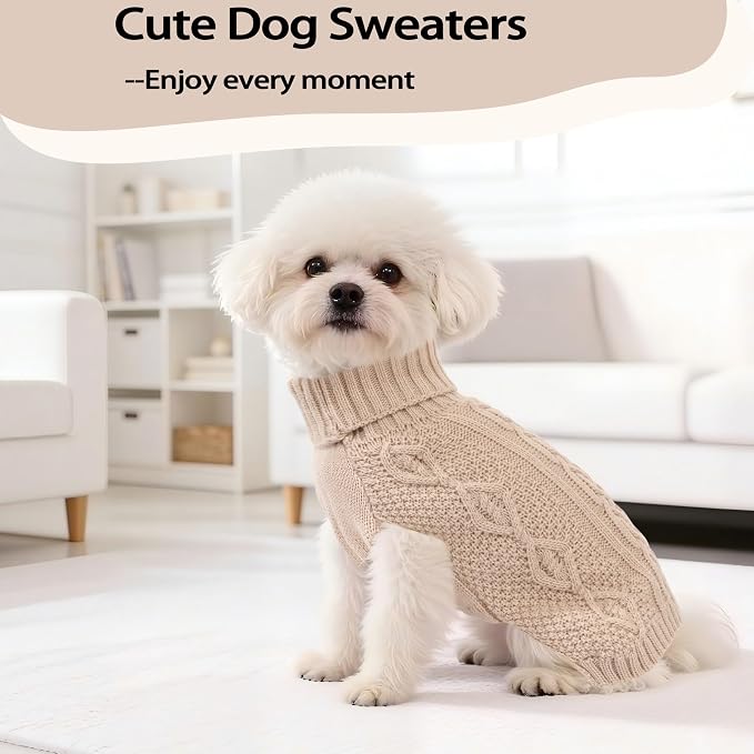Dog Sweaters for Small Dogs Cute Winter Chihuahua Clothes Pullover Puppy - Image 2