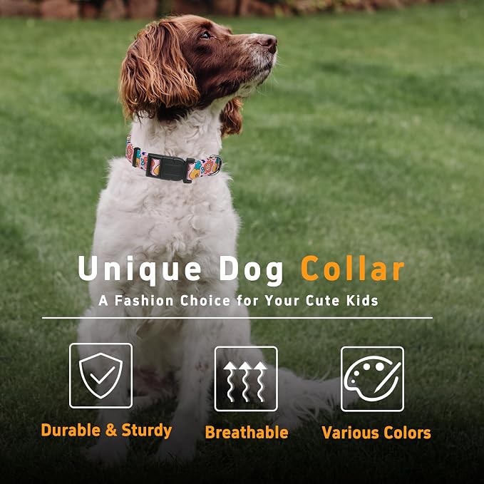 Dog Collar, Cute Cartoon Fruit Boys Girls Puppy Collar - Image 5