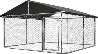 Outdoor Dog Enclosure Heavy Duty Dog Kennel House Mesh Dog Big Cage Pet Kennel by ATTAV