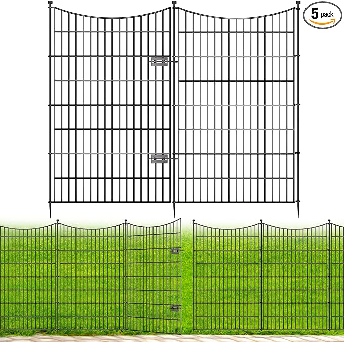 5 Panels Decorative Garden Fence by OutdoorFence