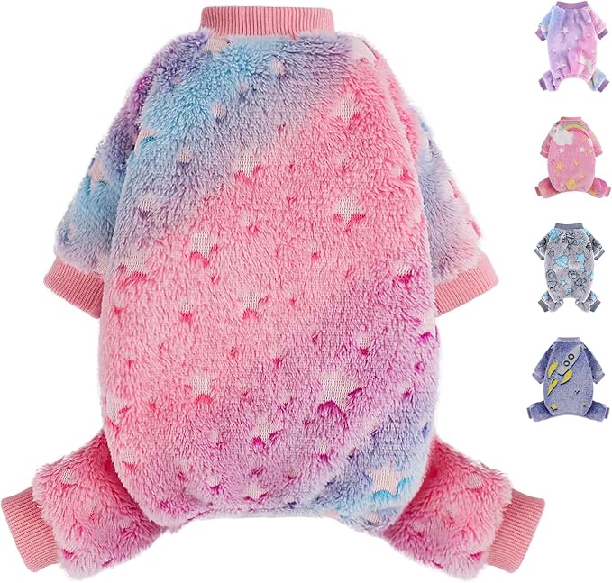 Dog Pajamas Psj Clothes Girl Small Winter Cute Small Puppy Clothes 4 Legs by Unknown
