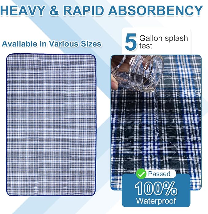 OUTCREATOR® Washable Bed Pads 34" x 76" - Image 2