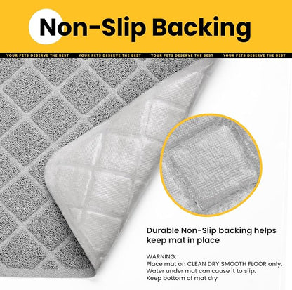 Cat Litter Mat Litter Trapping Mat, Less Waste Cat Litter Box Mat, Soft on - Image 5