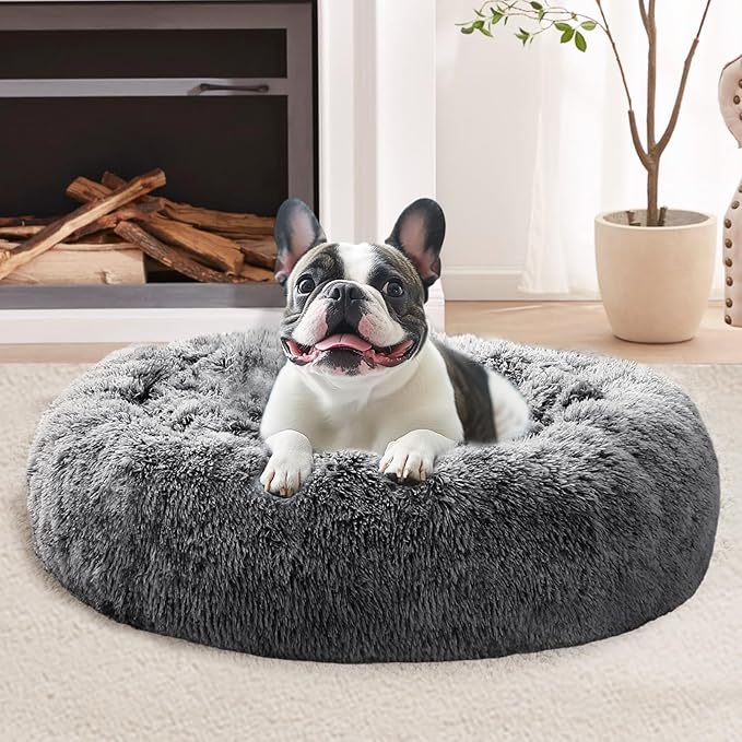 JOLLYVOGUE Calming Dog Bed for Small Dogs by JOLLYVOGUE