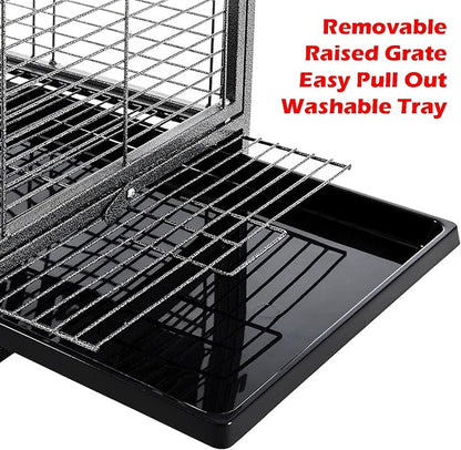 Portable and Durable Heavy Duty Travel Vet Bird Parrot Carrier Play Stand Perch - Image 5
