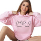 Custom Dog Mom Shirt for Women Pet Ears Sweatshirt by CustomUnique