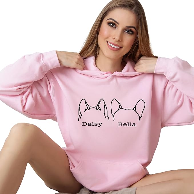 Custom Dog Mom Shirt for Women Pet Ears Sweatshirt - Image 2