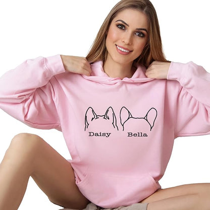 Custom Dog Mom Shirt for Women Pet Ears Sweatshirt - Image 2