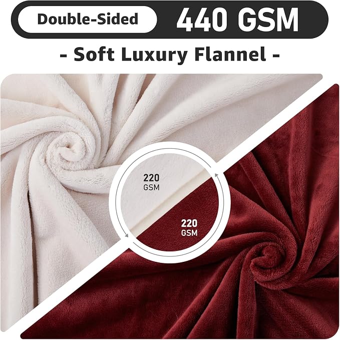 LOOBANI Waterproof Dog Blanket for Couch: Reversible Flannel Bed Blanket for - Image 6