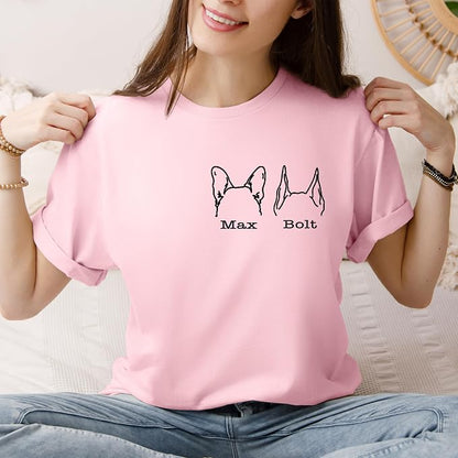 Custom Dog Mom Shirt for Women Pet Ears Sweatshirt - Image 5