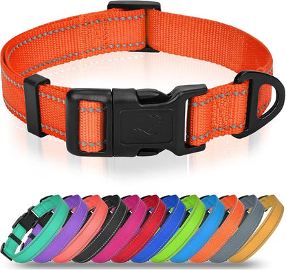 Joytale Small Dog Collar, Reflective and Adjustable Nylon Collar by Joytale