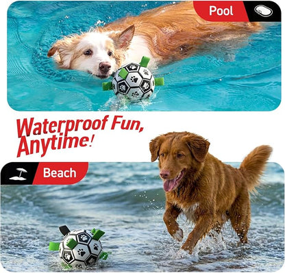 QDAN Dog Toys Dog Balls, World Cup Dog Soccer Ball - Image 3