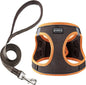 Dog Harness with Leash Set, No Pull Adjustable Reflective Step-in Puppy Pet by BOOMIBOO