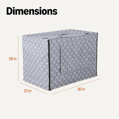 Amazon Basics Dog Crate Cover for 36 inches Wire Cage, Kennel Cover - Image 5
