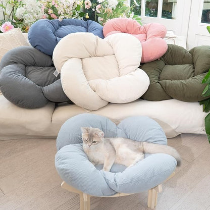CHEERHOME PETS Elevated Cat Bed Wooden - Image 9