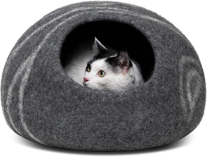 MEOWFIA Cat Cave – Premium Felt Cat Bed by MEOWFIA