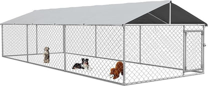 PawHut Outdoor Dog Kennel, Heavy Duty Dog Run Outdoor Fence by PawHut