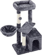 Topeakmart Cat Tree Cat Tower for Indoor Cats, 34.5in Cute Cat Tree Activity by Topeakmart
