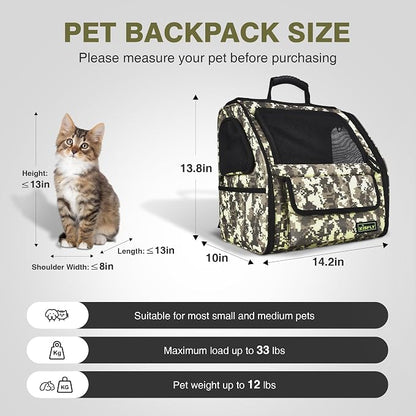 Collapsible Cat Backpack Carrier, Dog Backpack Carrier - Image 5