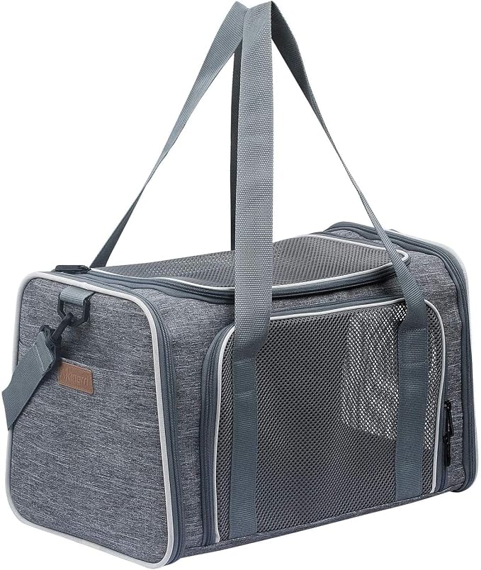 Cat Carrier - Soft-Sided Dog Pet Carrier, Portable Foldable Pet Bag up to 28 Lbs - Image 2