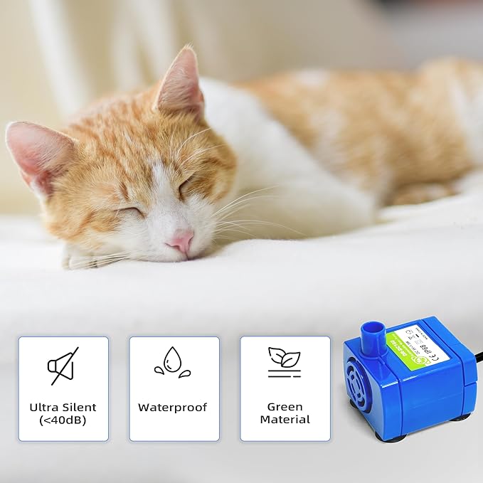 IP68 DR-DC160 submersible water pump Cat Water Fountain Pump - Image 3