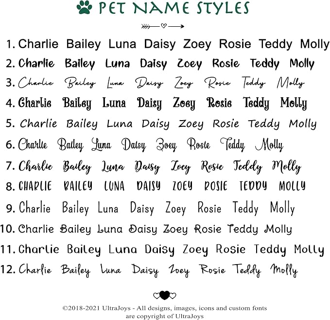 Ultra Joys Cat ID Tag Personalized Pet Tags, Durable Stainless Steel Small Pet - Image 7