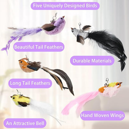 Soarer 3-in-1 Flying Bird Cat Toys - Image 4