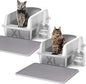 Henkelion 2 Pack Stainless Steel Cat Litter Box by Henkelion