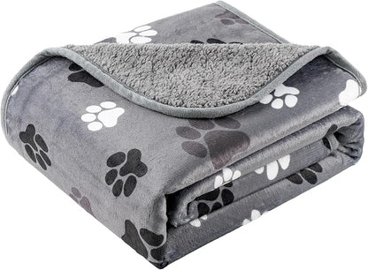 Waterproof Dog Blankets Pet Blanket 50"x60", Soft Fluffy Sofa Car Bed Protector by CAPTSNOOZE