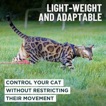 Houdini™ Escape Proof Cat Harness and Leash Set by OutdoorBengal – Red - Image 7