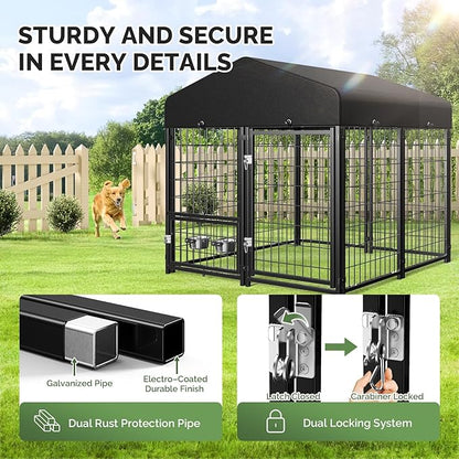 Sino Luban Outdoor Dog Kennel Outside Run - Image 3