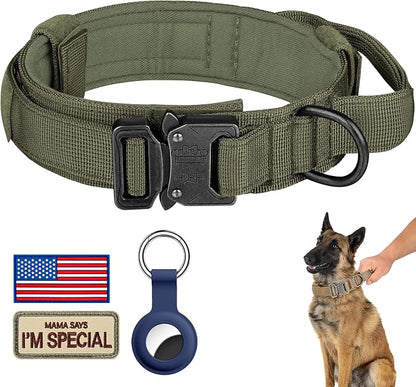 DAGANXI Tactical Dog Collar, Adjustable Military Training Nylon Dog Collar by DAGANXI