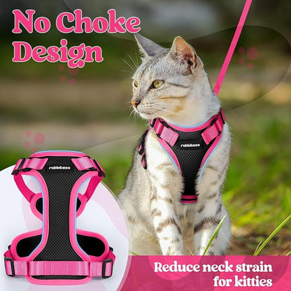 rabbitgoo Cat Harness and Leash Set, Escape Proof Soft Adjustable Vest Harnesses - Image 6