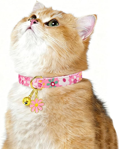 2 Pack Cotton Breakaway Cat Collars Set - Image 4