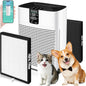 Air Purifier for Home Bedroom Large Room Up to 2400 Ft², HEPA Air Purifier 15dB by Purairia