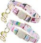 Elegant little tail 2 Pack Cat Collar- Christmas Cat Collars Breakaway by Elegantlittletail