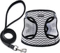 Dog Harness with Leash Set, No Pull Adjustable Reflective Step-in Puppy Pet by BOOMIBOO