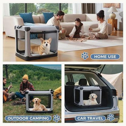 DUMOS Dog Crate 36 Inch Travel Cat Pet Carrier - Image 7