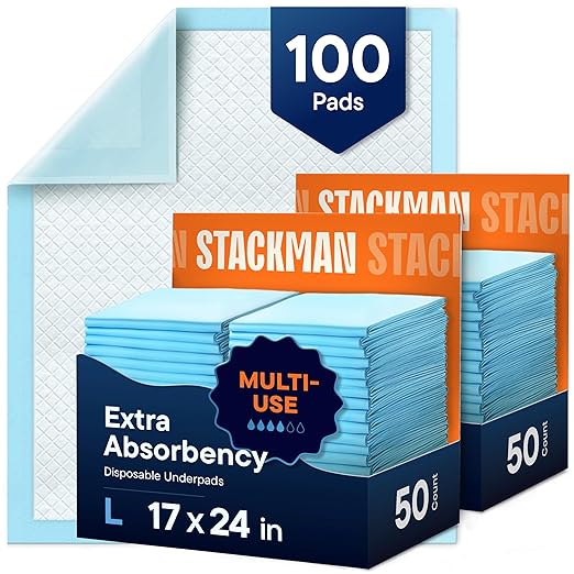 Chucks Pads Disposable Multi-Purpose Pee Pads by StackMan