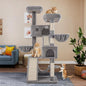WEEWAY Cat Tree Tower for Indoor Cats, Stand House Condo Cave, Sisal Scratching by WEEWAY