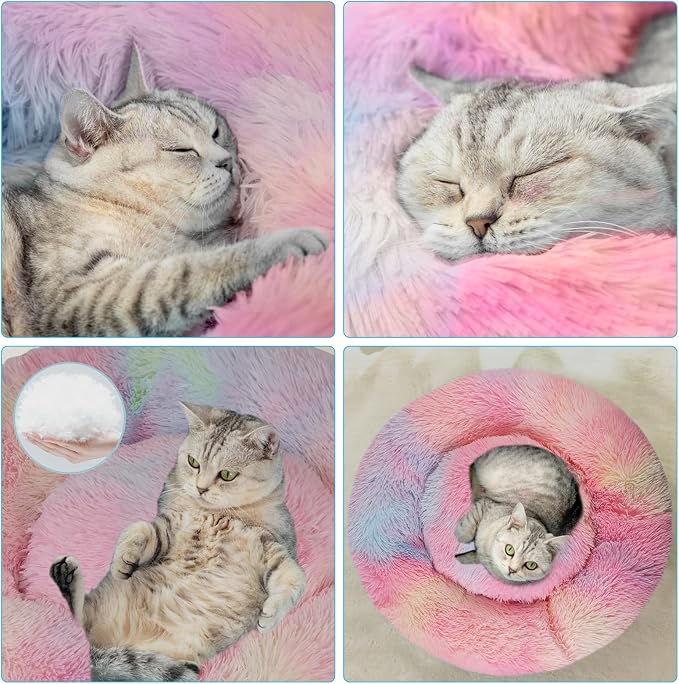 Cat Beds for Indoor Cats, 20 Inch Dog Bed for Small Melium Large Dogs, - Image 3