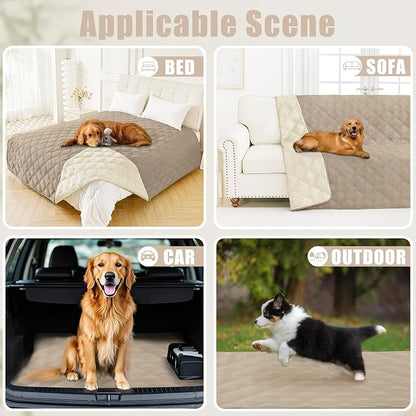 Smiry Waterproof Dog Bed Cover Blanket 82x82, Soft Reversible Pet Blanket - Image 5