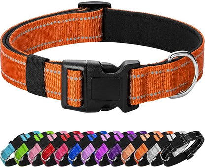 Reflective Dog Collar Padded by Penseepet